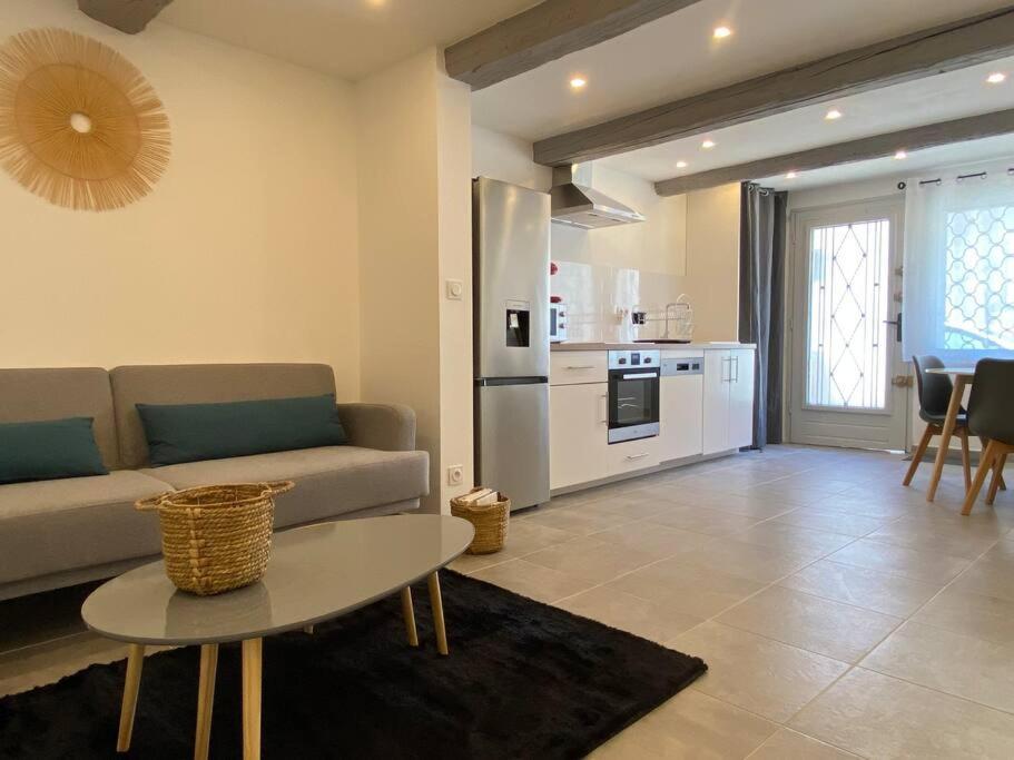 Superbe Appartement Climatise Avec Patio Montpellier Bagian luar foto