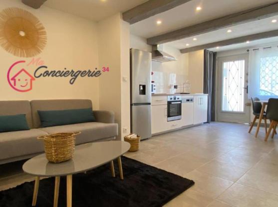 Superbe Appartement Climatise Avec Patio Montpellier Bagian luar foto